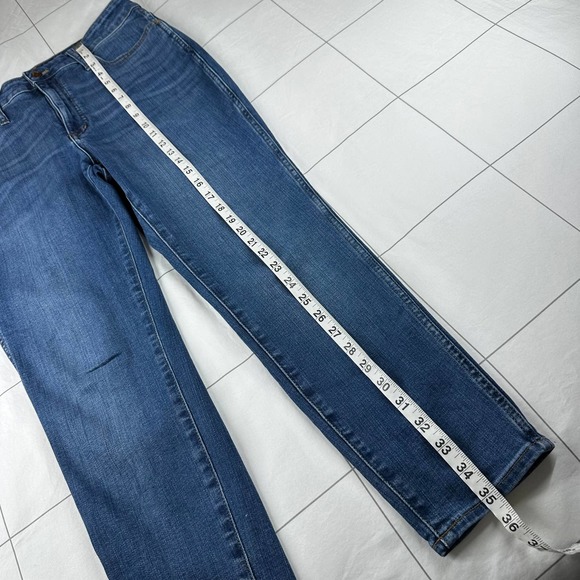 Madewell Jeans Womens 30 Petite Blue Curvy Roadtripper Skinny Stretch Denim - Picture 10 of 11